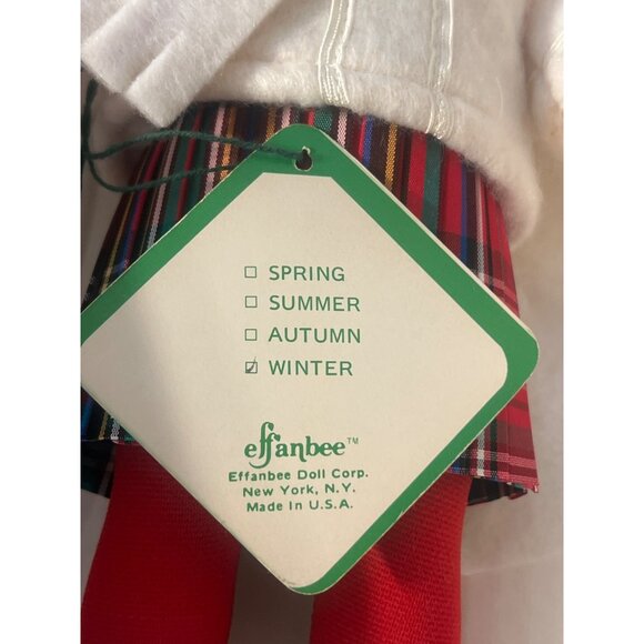 Vintage 80s Effanbee Four Seasons Winter Doll Original Box 3534 Estate 1981 15" - Picture 6 of 8